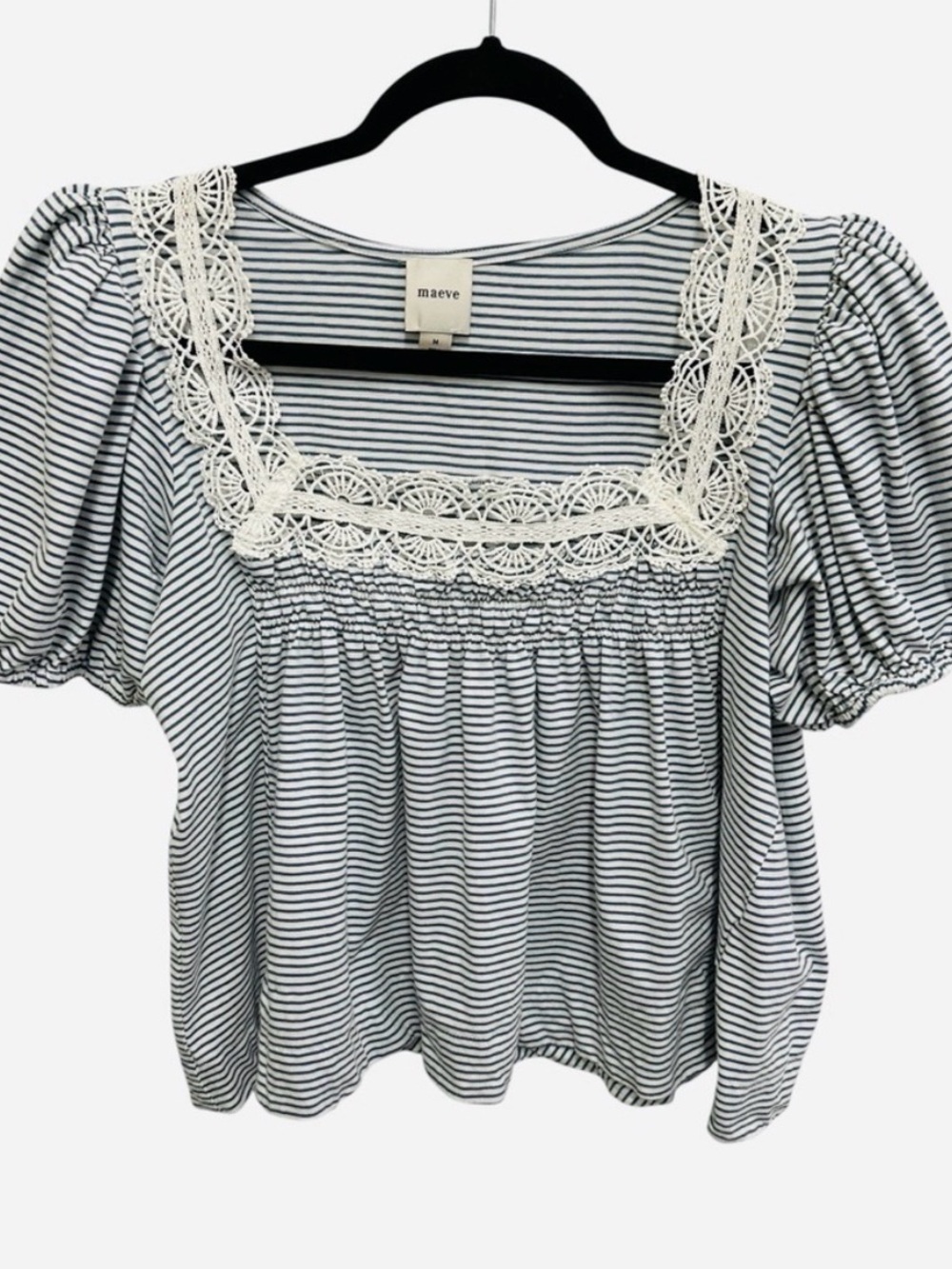 Anthropologie Maeve puff sleeve swing tee - Picture 3 of 8